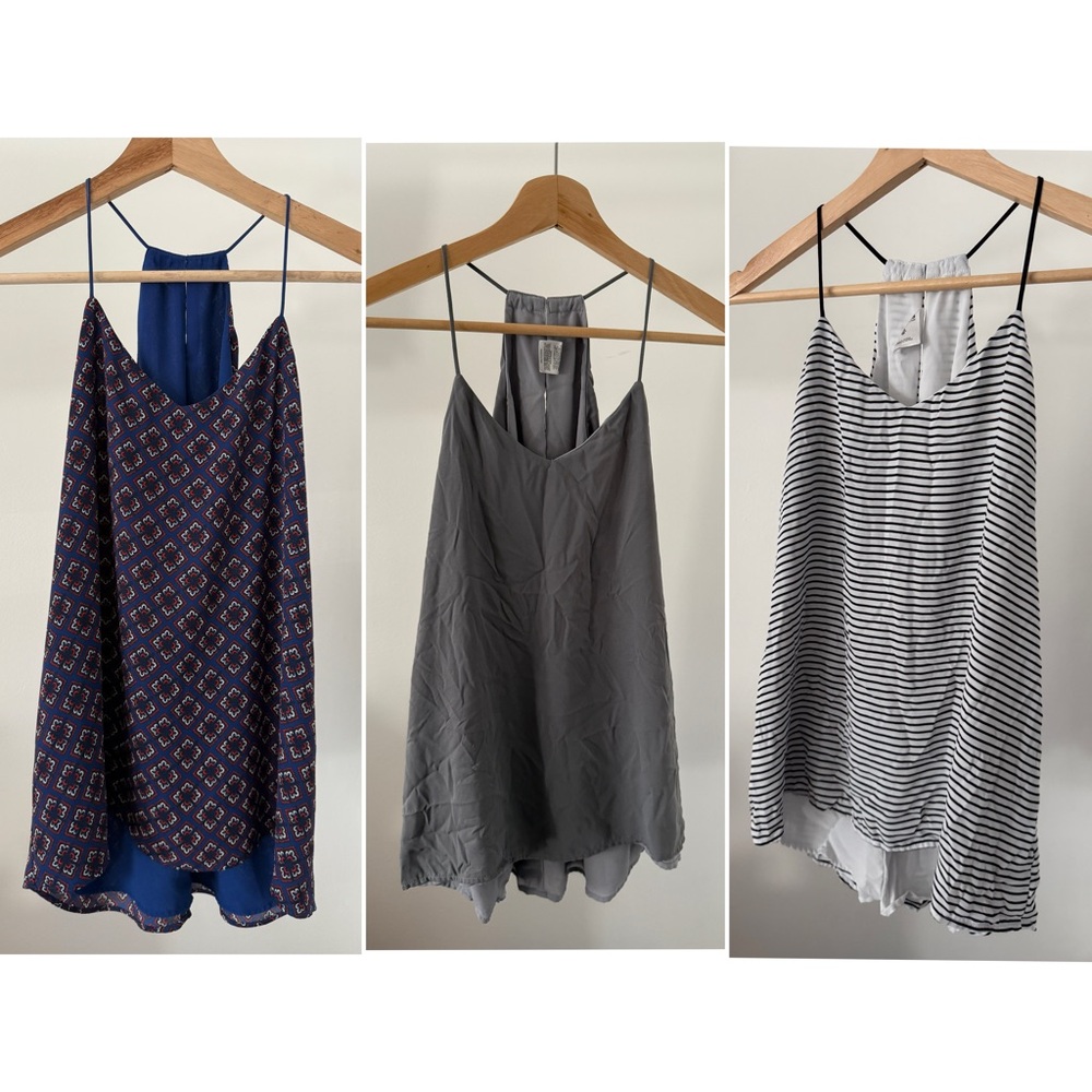 Express - 3 Reversible Cami Tops - size XS
